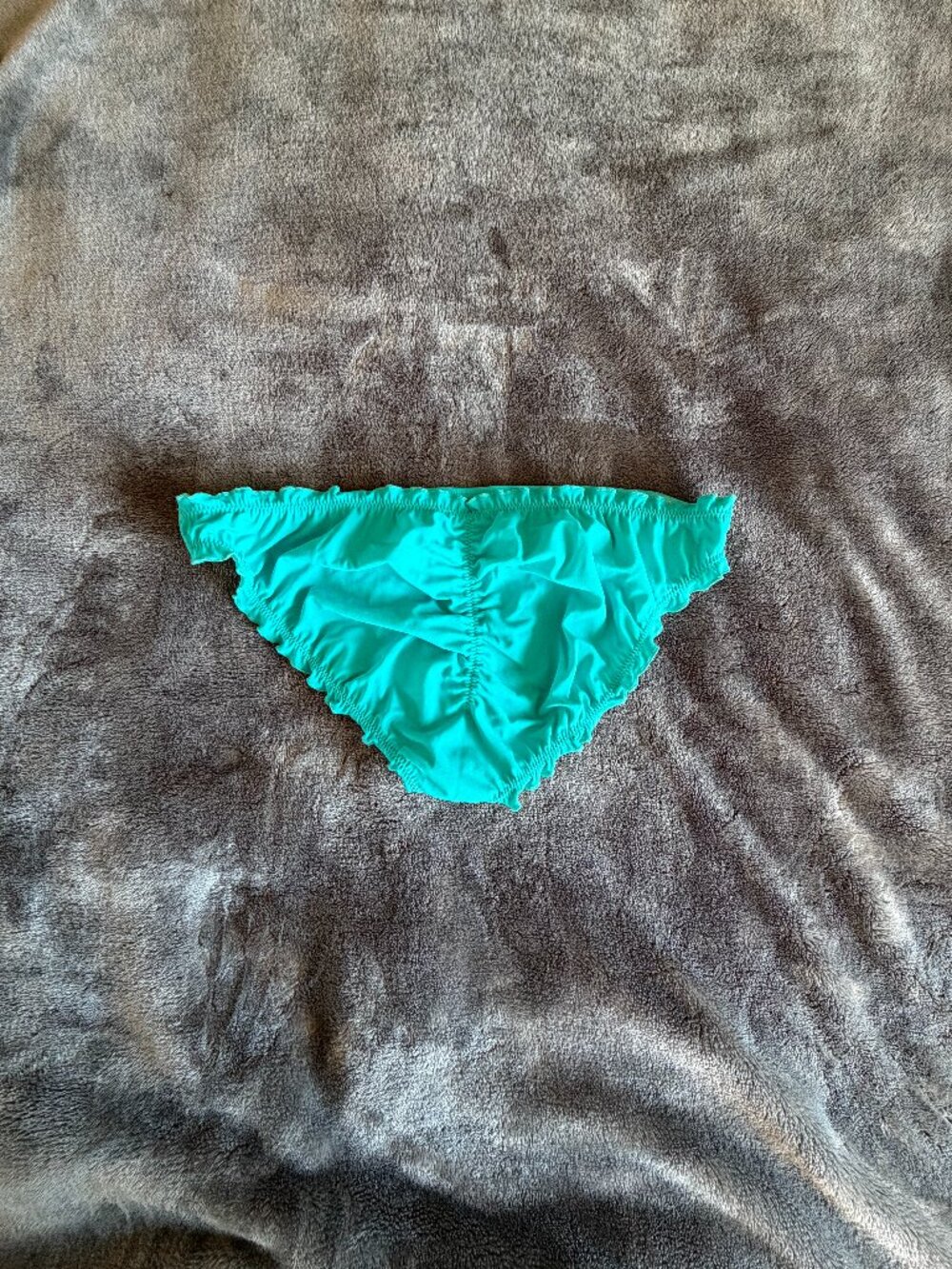 NEW Venus Ruffle Scrunch Back Bottom Aqua Reef Size 10